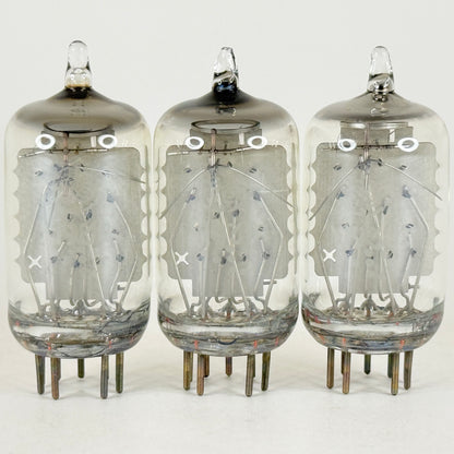 Lot of (3) GE Y-1938 VFD Tubes Vacuum Fluorescent Display Nixie Tubes with Boxes