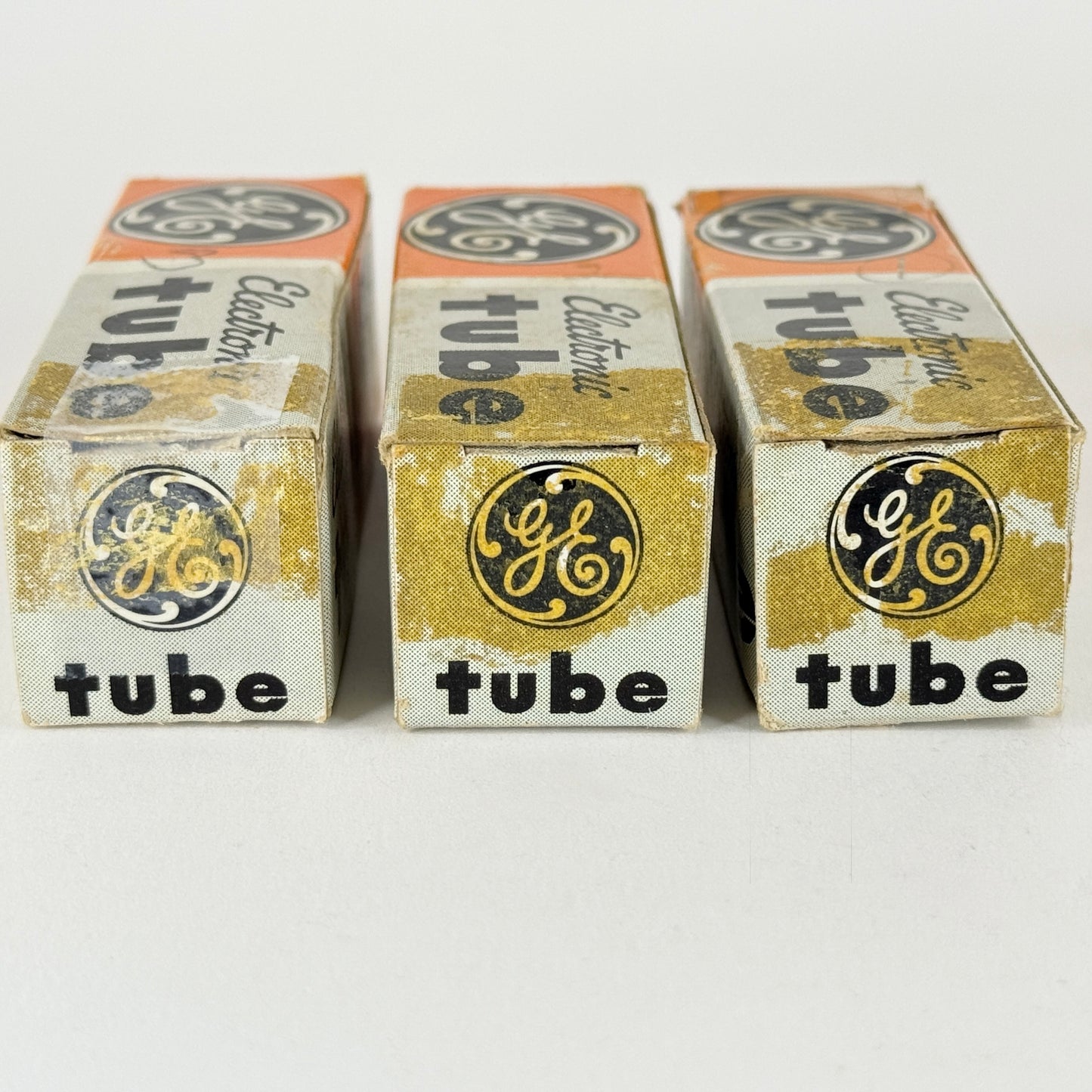 Lot of (3) GE Y-1938 VFD Tubes Vacuum Fluorescent Display Nixie Tubes with Boxes