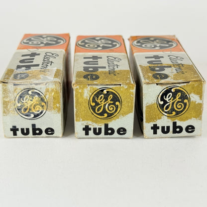 Lot of (3) GE Y-1938 VFD Tubes Vacuum Fluorescent Display Nixie Tubes with Boxes