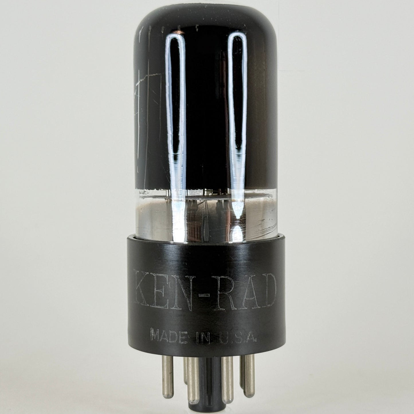 (1) Tested Ken-Rad 35L6GT/G Tube Code Z4R Black Glass 35L6 GT G Beam Power Tube