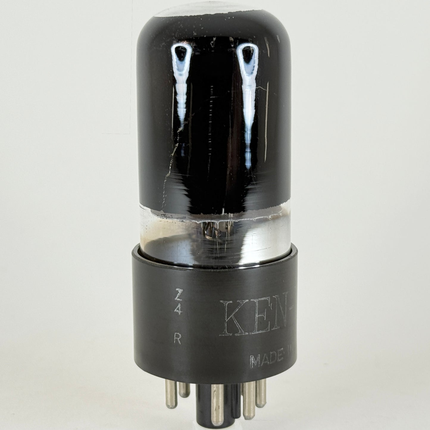 (1) Tested Ken-Rad 35L6GT/G Tube Code Z4R Black Glass 35L6 GT G Beam Power Tube