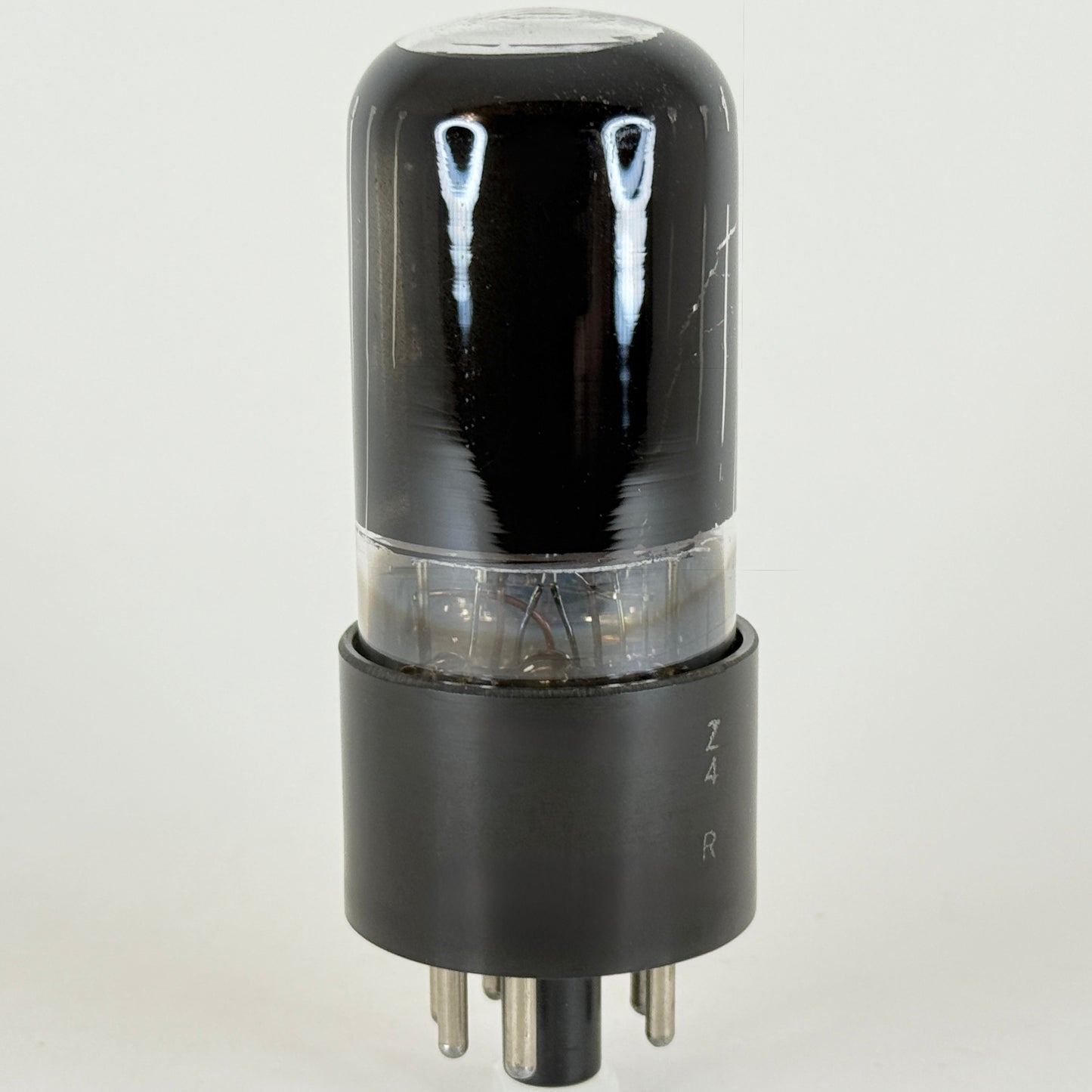 (1) Tested Ken-Rad 35L6GT/G Tube Code Z4R Black Glass 35L6 GT G Beam Power Tube