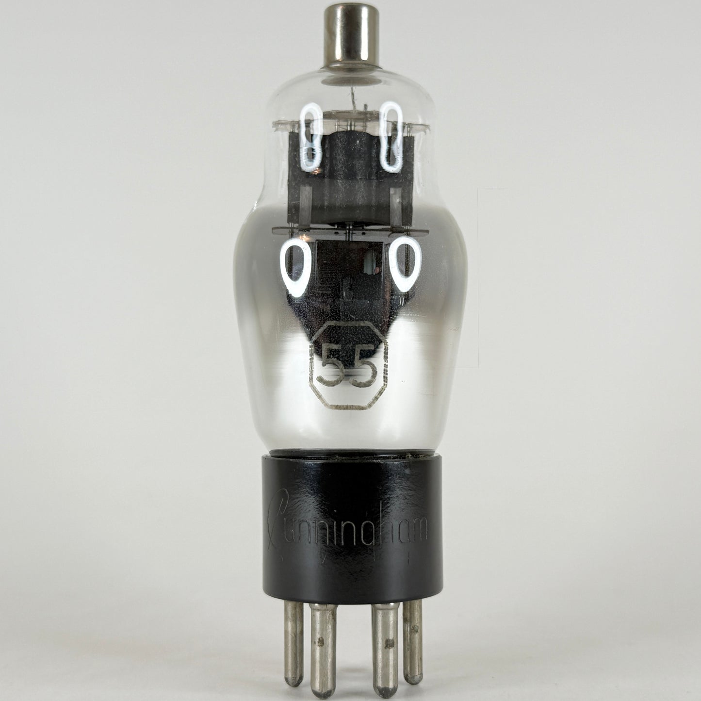 (1) Tested RCA Radiotron Cunningham Type 55 Tube Date Code V1 Engraved Base