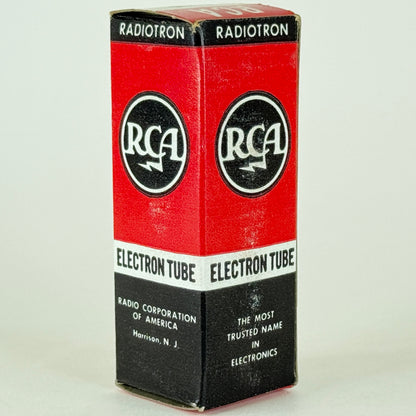 (1) Tested RCA 6X8 Tube with Box Code IF Triode Pentode Converter Vacuum Tube