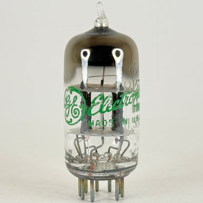 (1) Tested GE 6BK7B Tube Green Letters General Electric 6BK7 B Twin Triode Tube