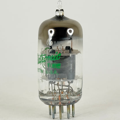 (1) Tested GE 6BK7B Tube Green Letters General Electric 6BK7 B Twin Triode Tube