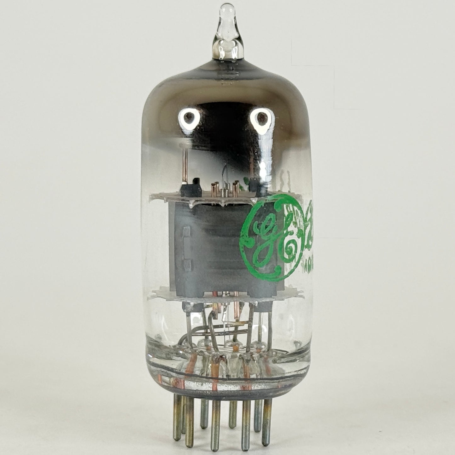 (1) Tested GE 6BK7B Tube Green Letters General Electric 6BK7 B Twin Triode Tube