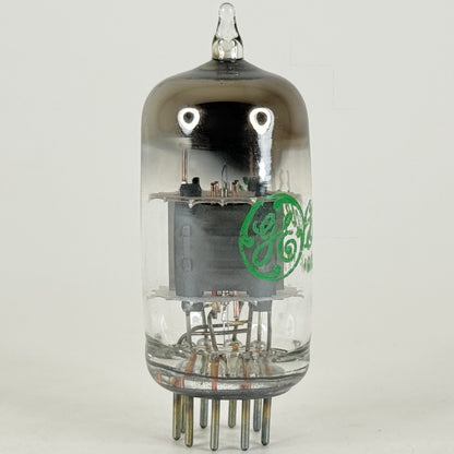 (1) Tested GE 6BK7B Tube Green Letters General Electric 6BK7 B Twin Triode Tube