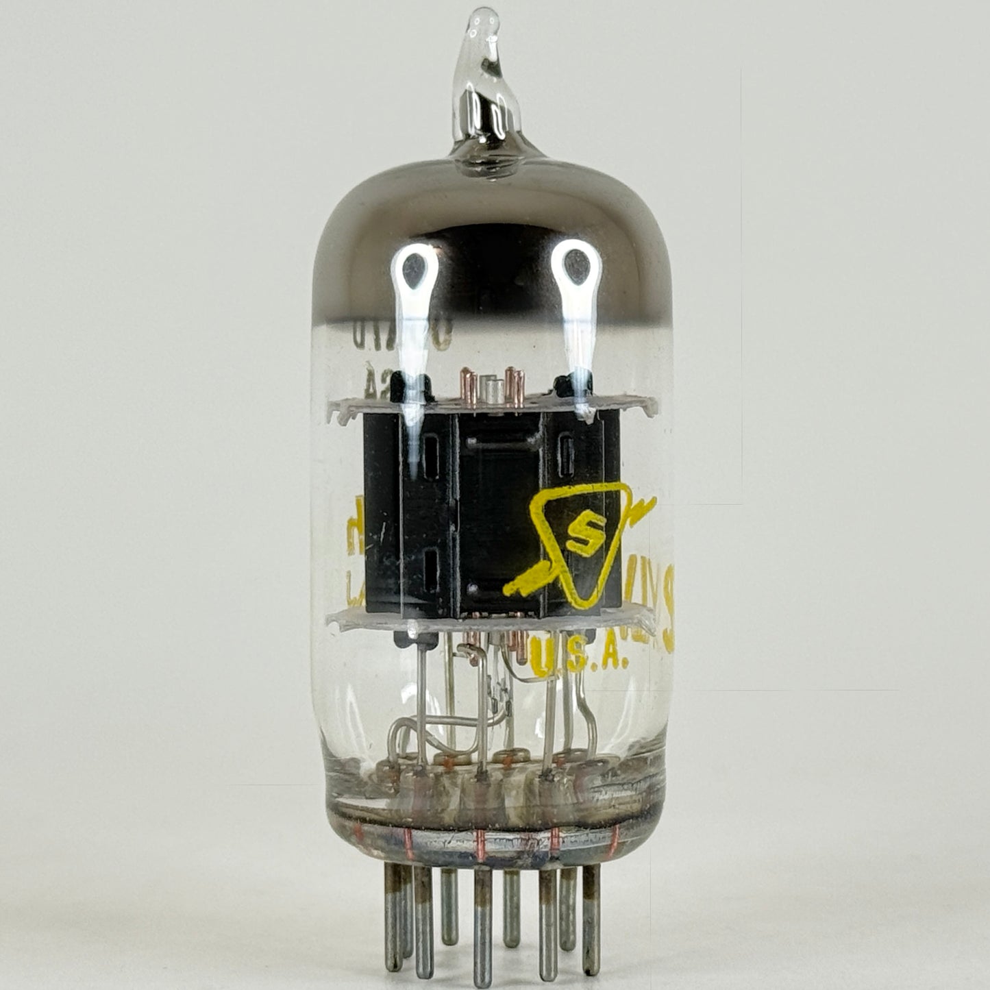 (1) Tested Sylvania 6BK7B Tube with Box Code fh EAJ 6BK7 B Twin Triode Tube (a)