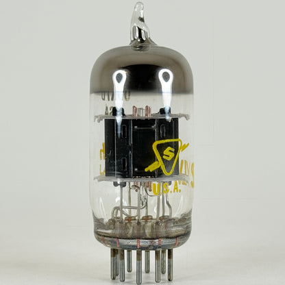 (1) Tested Sylvania 6BK7B Tube with Box Code fh EAJ 6BK7 B Twin Triode Tube (a)