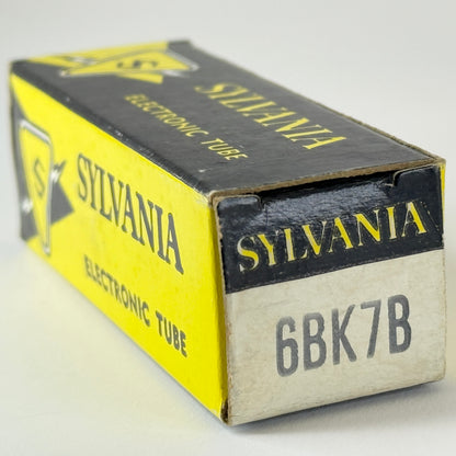 (1) Tested Sylvania 6BK7B Tube with Box Code fh EAJ 6BK7 B Twin Triode Tube (a)