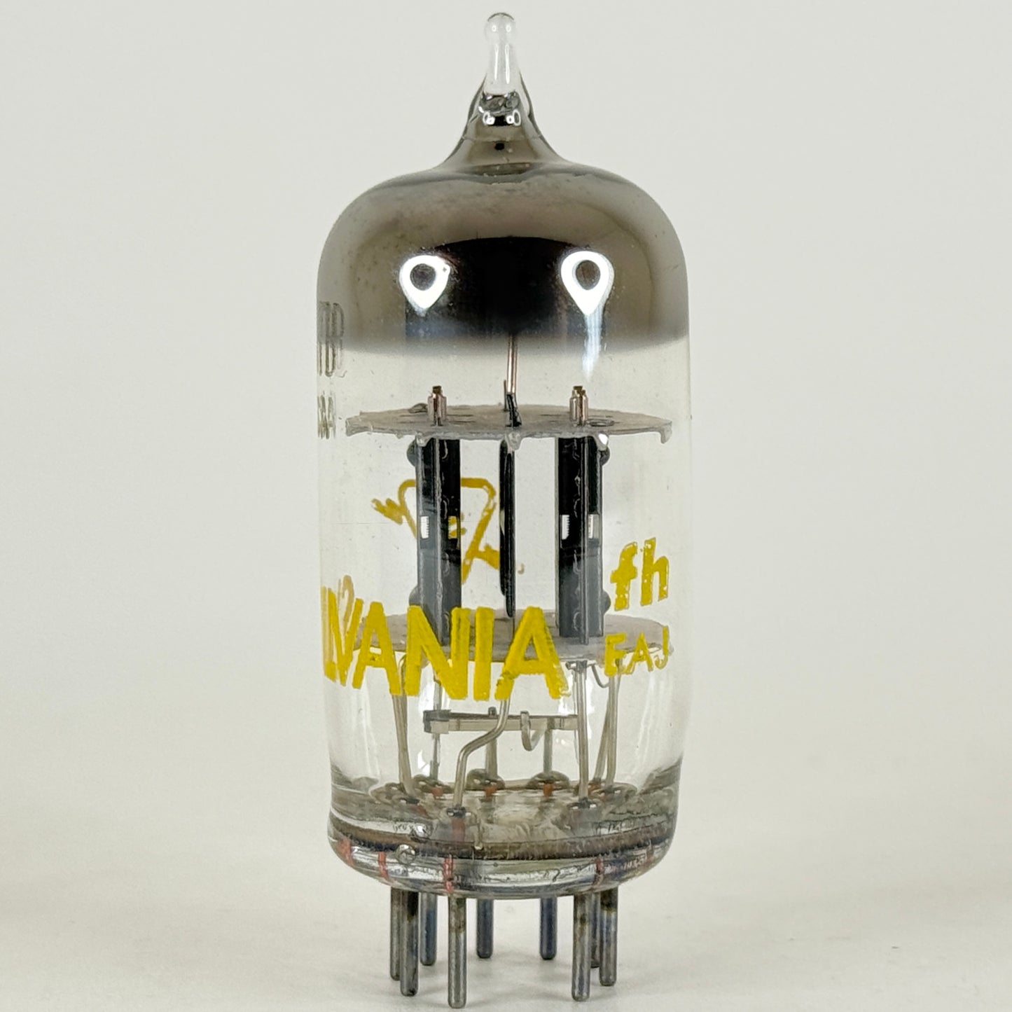 (1) Tested Sylvania 6BK7B Tube and Box Code fh EAJ 6BK7 B Twin Triode Tube (b)