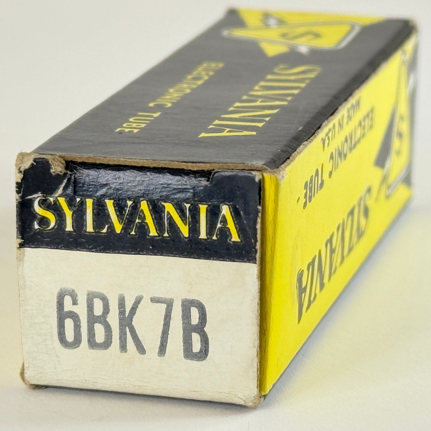 (1) Tested Sylvania 6BK7B Tube and Box Code fh EAJ 6BK7 B Twin Triode Tube (b)