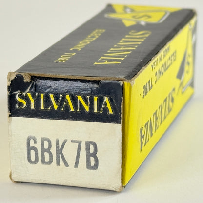 (1) Tested Sylvania 6BK7B Tube and Box Code fh EAJ 6BK7 B Twin Triode Tube (b)