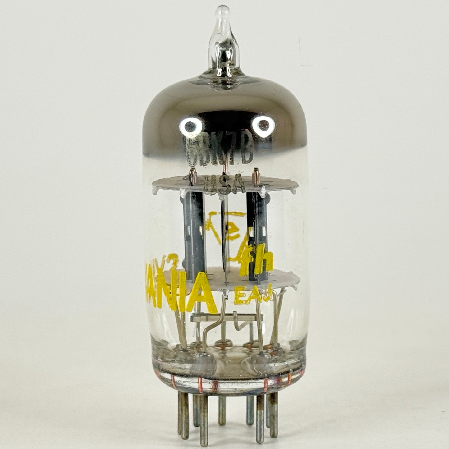 (1) Tested Sylvania 6BK7B Tube with Box Code fh EAJ 6BK7 B Twin Triode Tube (c)