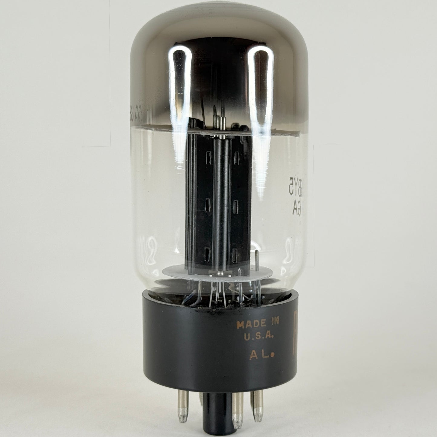 (1) Tested RCA 6BY5GA Tube Date Code AL Full Wave Vacuum Rectifier Tube