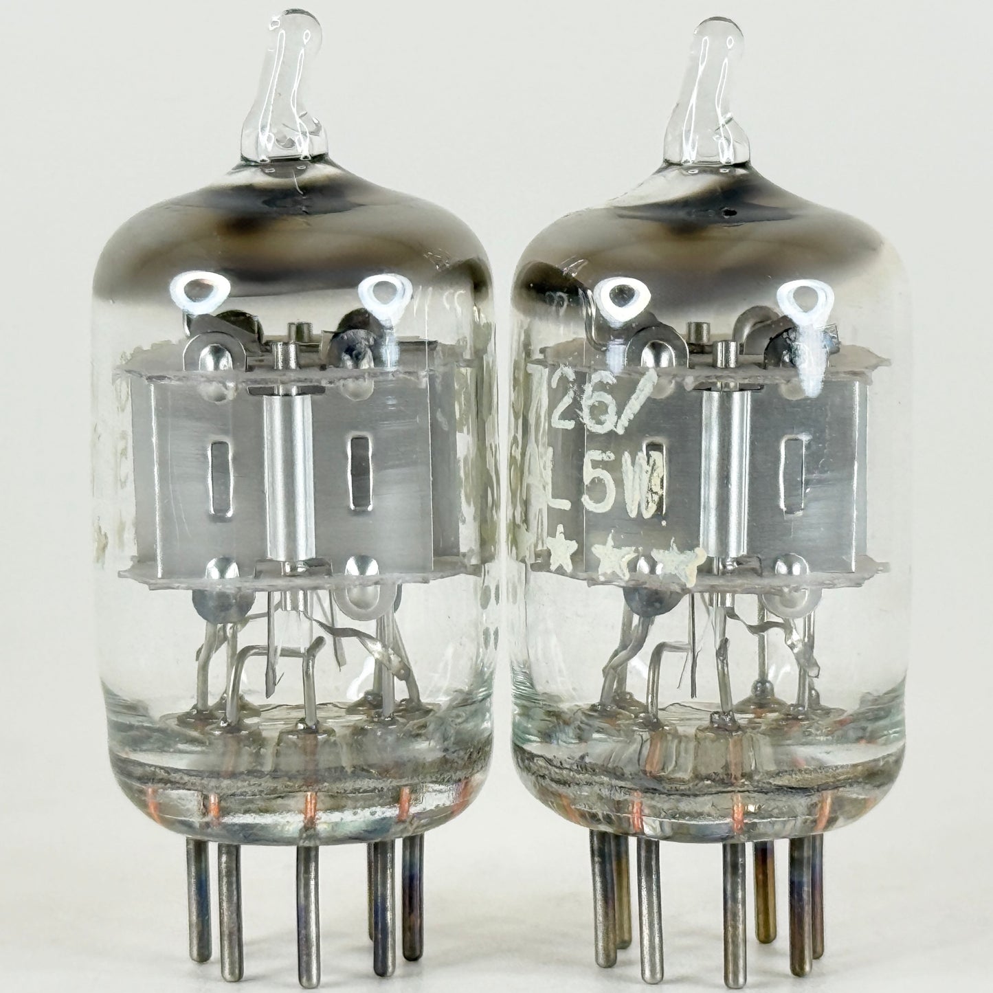Tested Balanced Matched Pair GE 5726 6AL5W Tubes Five Star ☆☆☆☆☆ Codes HE