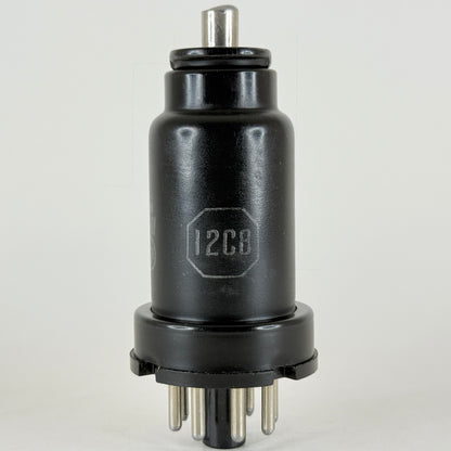 (1) Tested RCA 12C8 Tube Date Code 59-39 Twin Diode Remote Cutoff Pentode Tube