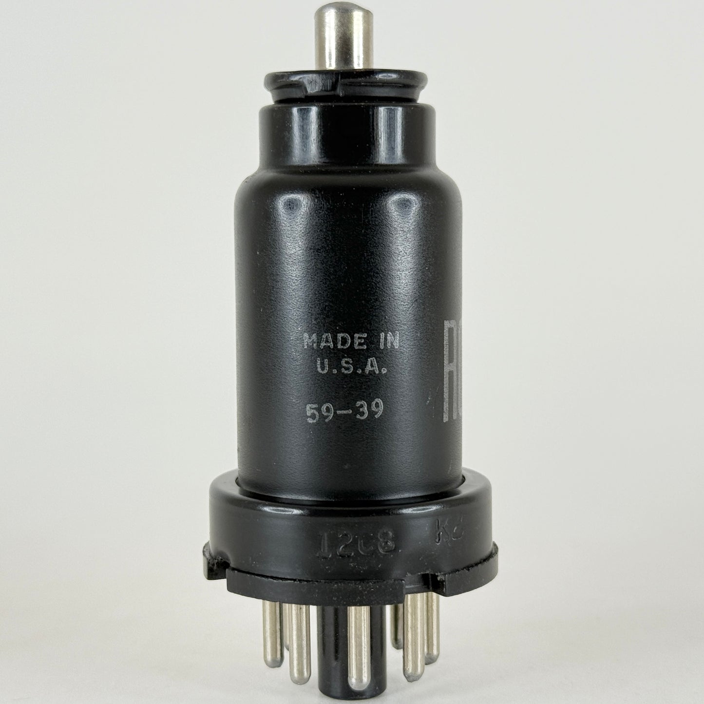 (1) Tested RCA 12C8 Tube Date Code 59-39 Twin Diode Remote Cutoff Pentode Tube