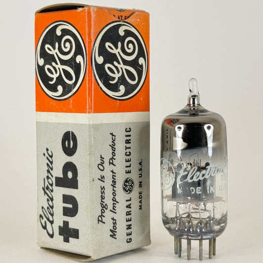 (1) Tested GE 6BQ7A Tube and Box Code RT 6BQ7 A Twin Triode Vacuum Tube