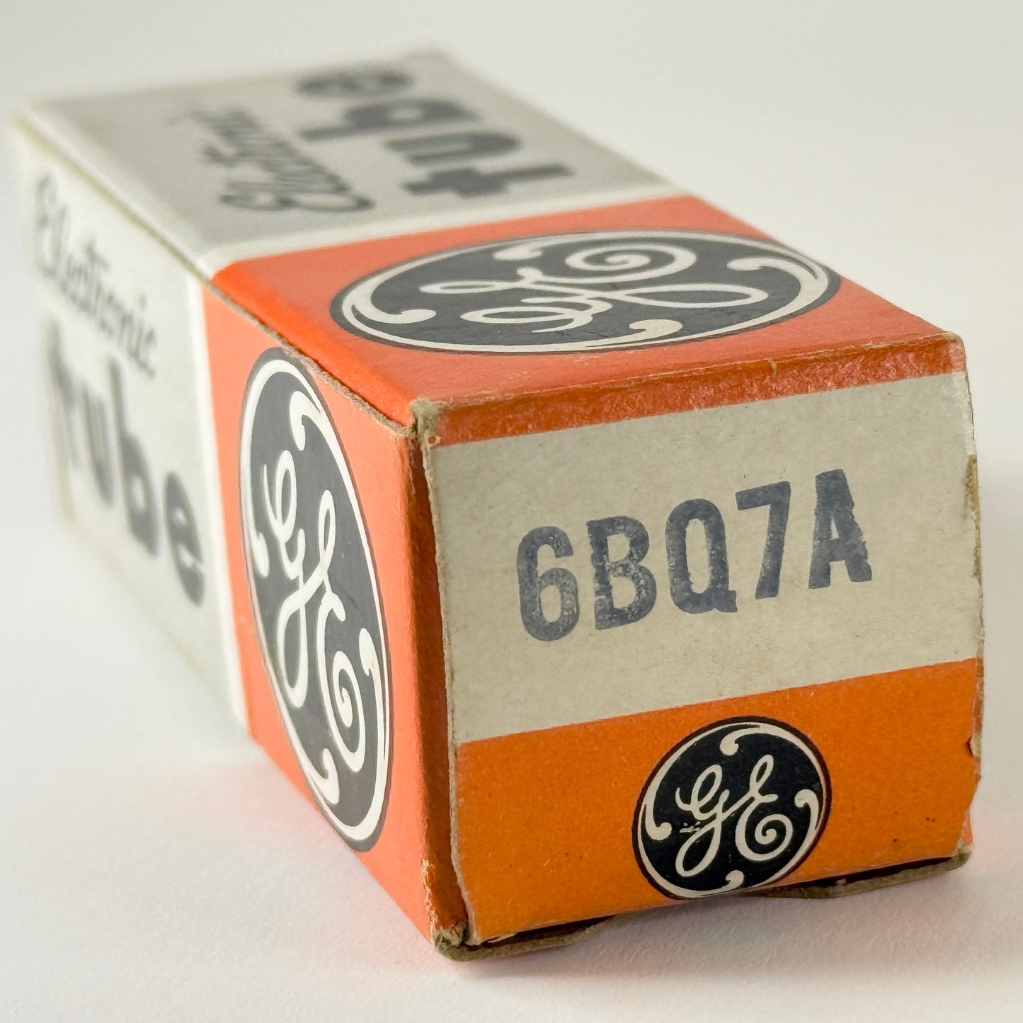 (1) Tested GE 6BQ7A Tube and Box Code RT 6BQ7 A Twin Triode Vacuum Tube