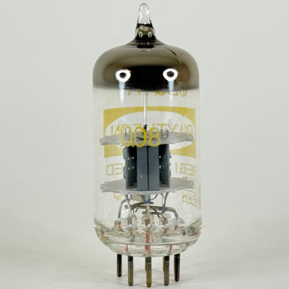 (1) Tested Raytheon 6BQ7A Tube with Box Japan Code Q08 6BQ7 A Twin Triode Tube