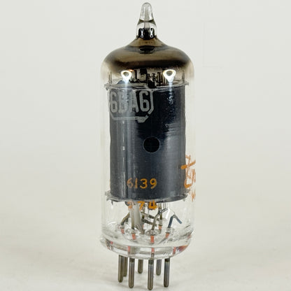 (1) Tested Truetone 6BA6 Tube and Box Code 6139 Remote Cutoff Pentode Tube