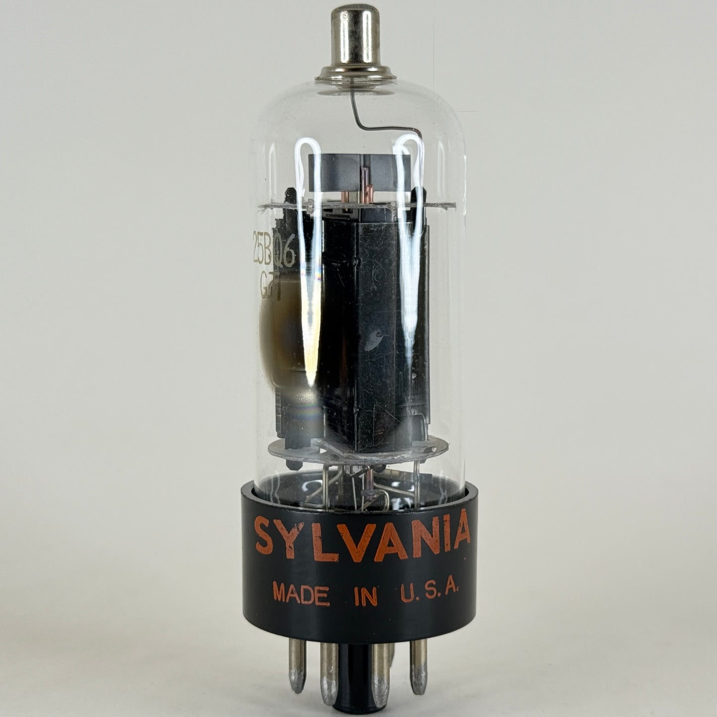 (1) Tested Sylvania 25BQ6GT Tube Red Letters Code ja AAD 25BQ6 GT Power Tube