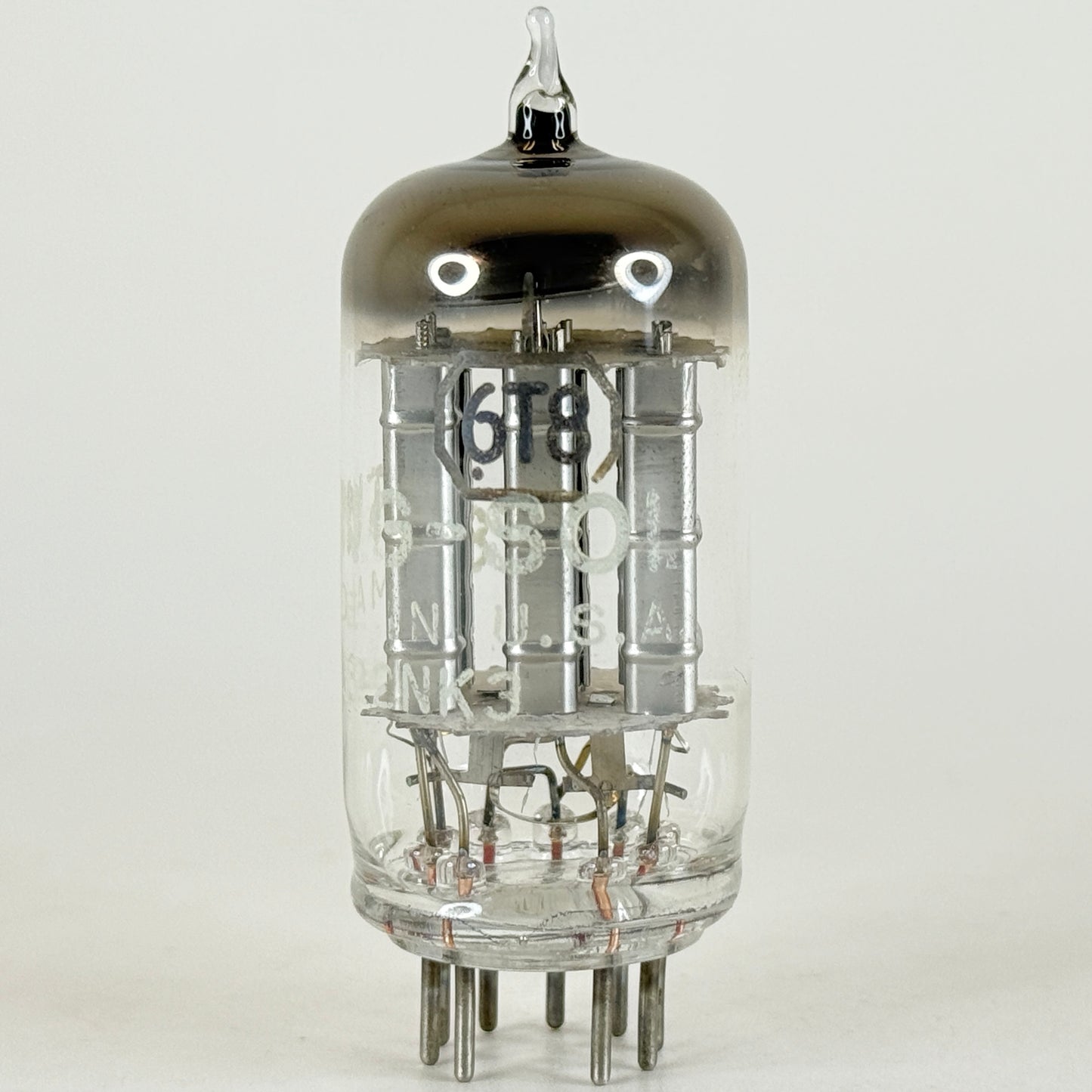 (1) Tested Tung Sol 6T8A Tube with Box Code NK3 Triple Diode High Mu Triode Tube