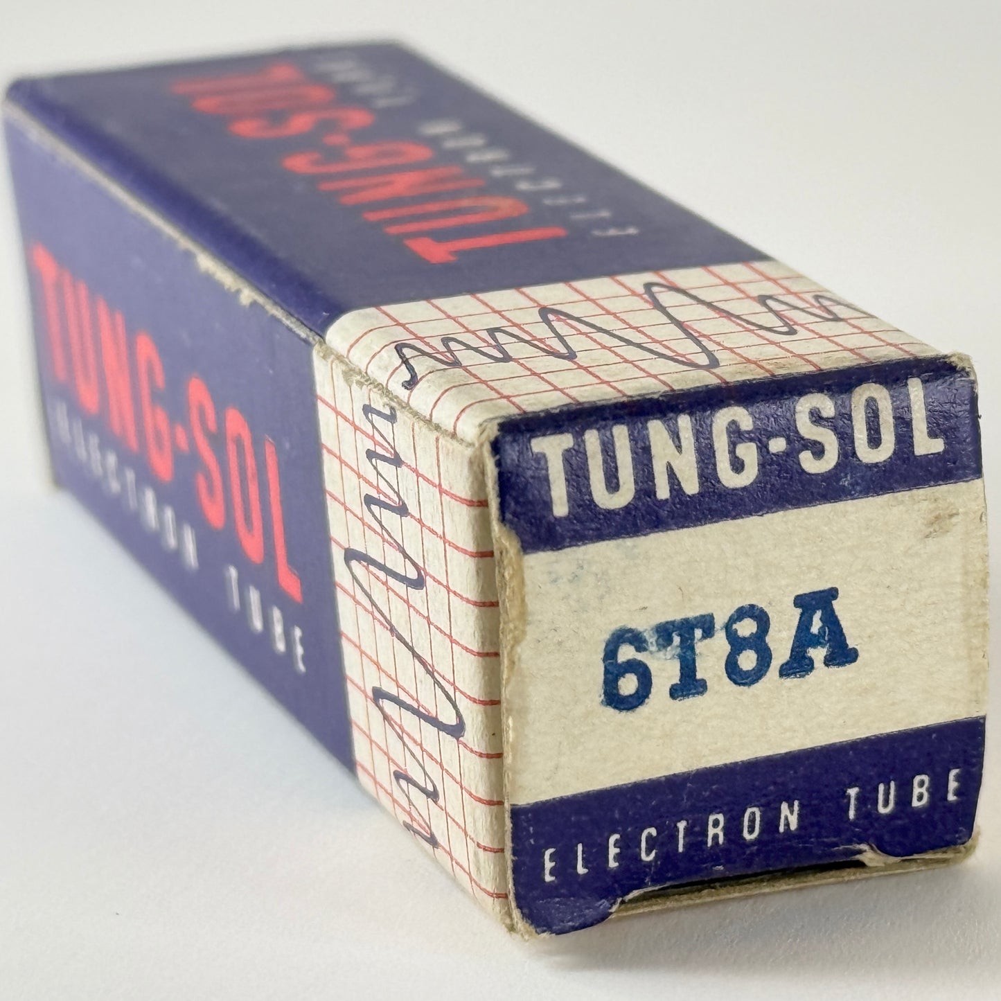 (1) Tested Tung Sol 6T8A Tube with Box Code NK3 Triple Diode High Mu Triode Tube
