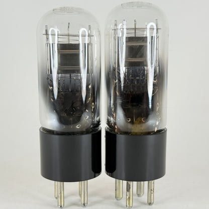 Tested Matched Pair National Union Type 20 Tubes (UX120 Equiv.) Engraved Bases