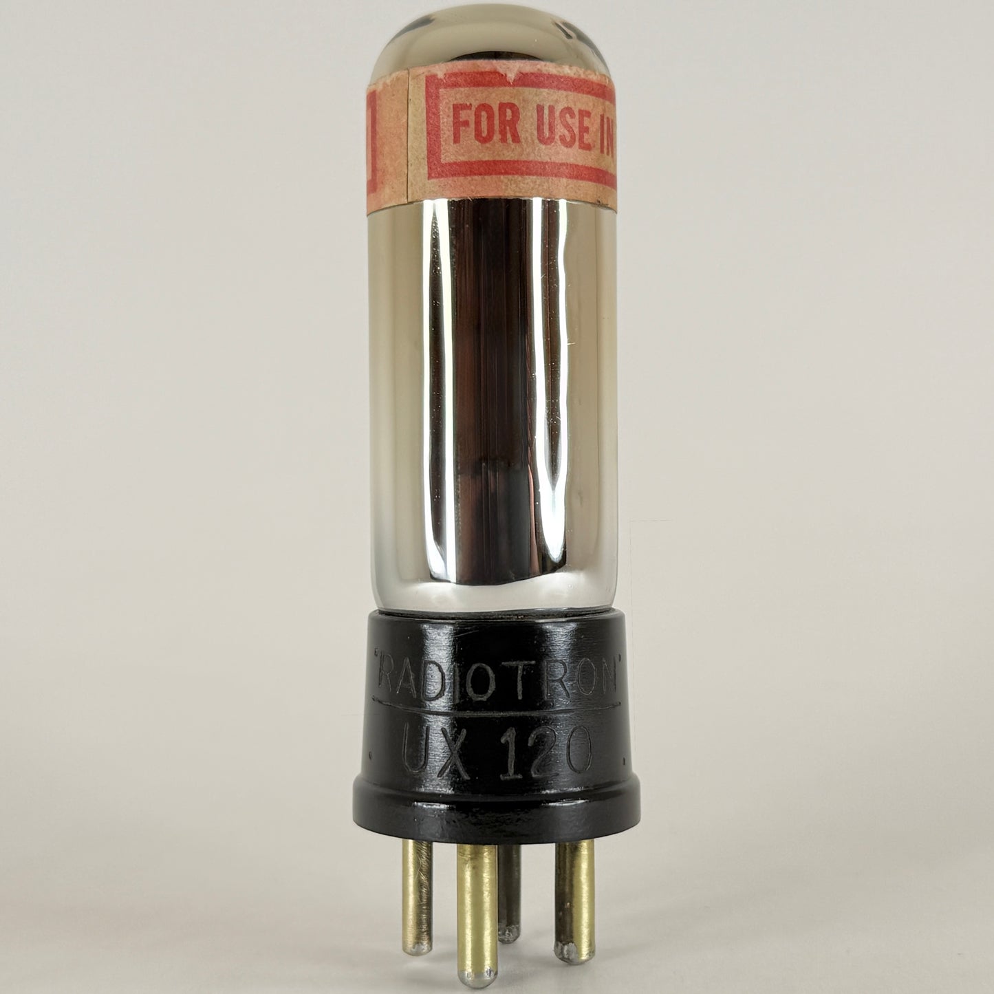 (1) Tested RCA Radiotron UX-120 Tube Type 20 Tube Engraved Base UX120 Tube (d)