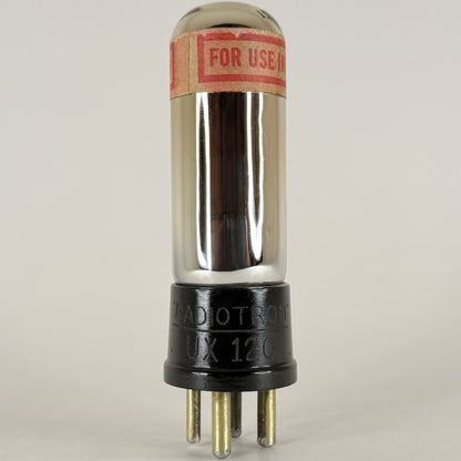 (1) Tested RCA Radiotron UX-120 Tube Type 20 Tube Engraved Base UX120 Tube (d)