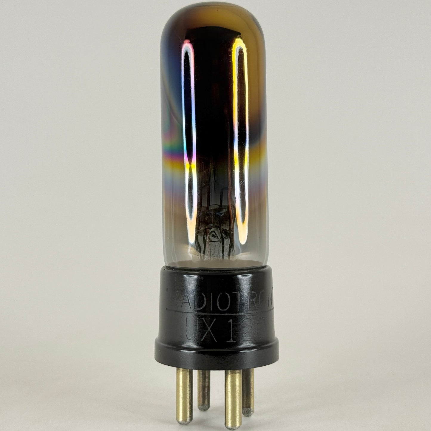 (1) Tested RCA Radiotron UX-120 Tube Rainbow Glass Type 20 Tube UX120 Tube (j)