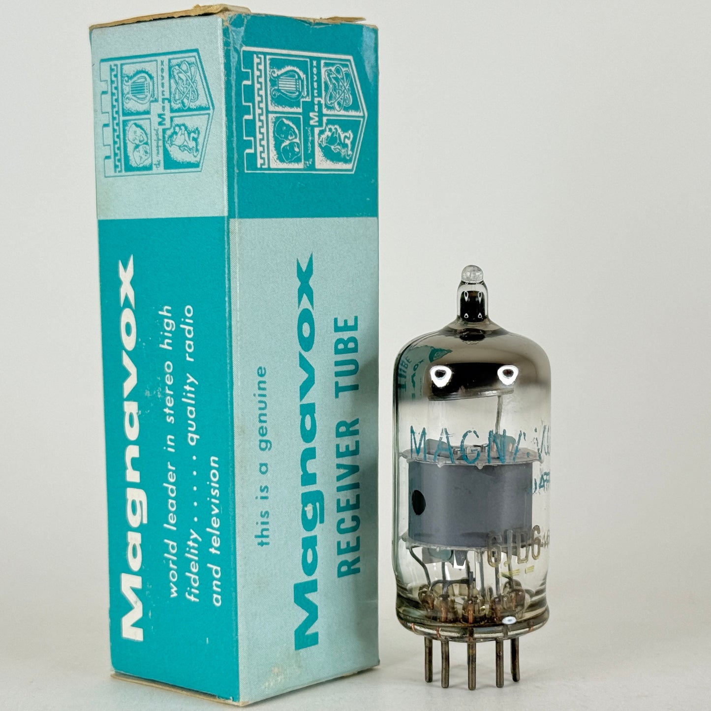 (1) Tested Magnavox 6JD6 Tube and Box Etched Code 460 Made in Japan Pentode Tube