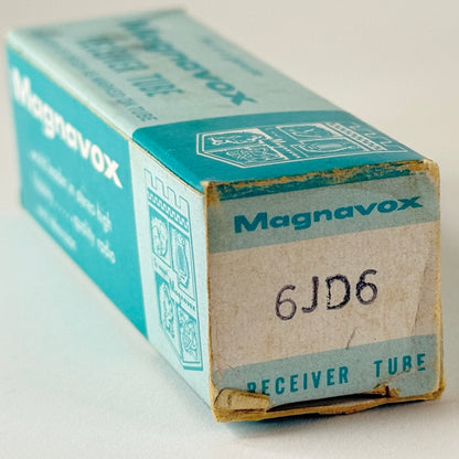 (1) Tested Magnavox 6JD6 Tube and Box Etched Code 460 Made in Japan Pentode Tube