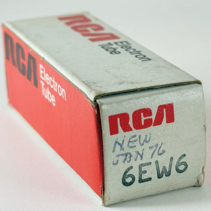 (1) Tested RCA 6EW6 Tube and Box Date Code DE RCA Sharp Cutoff Pentode Tube