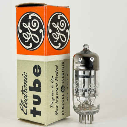(1) Tested GE 6AH6 Tube with Box Date Code 57-22 Amplifier Pentode Vacuum Tube
