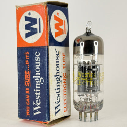 (1) Tested Westinghouse 6CX8 Tube with Box Code 62-04 Medium Mu Triode Pentode