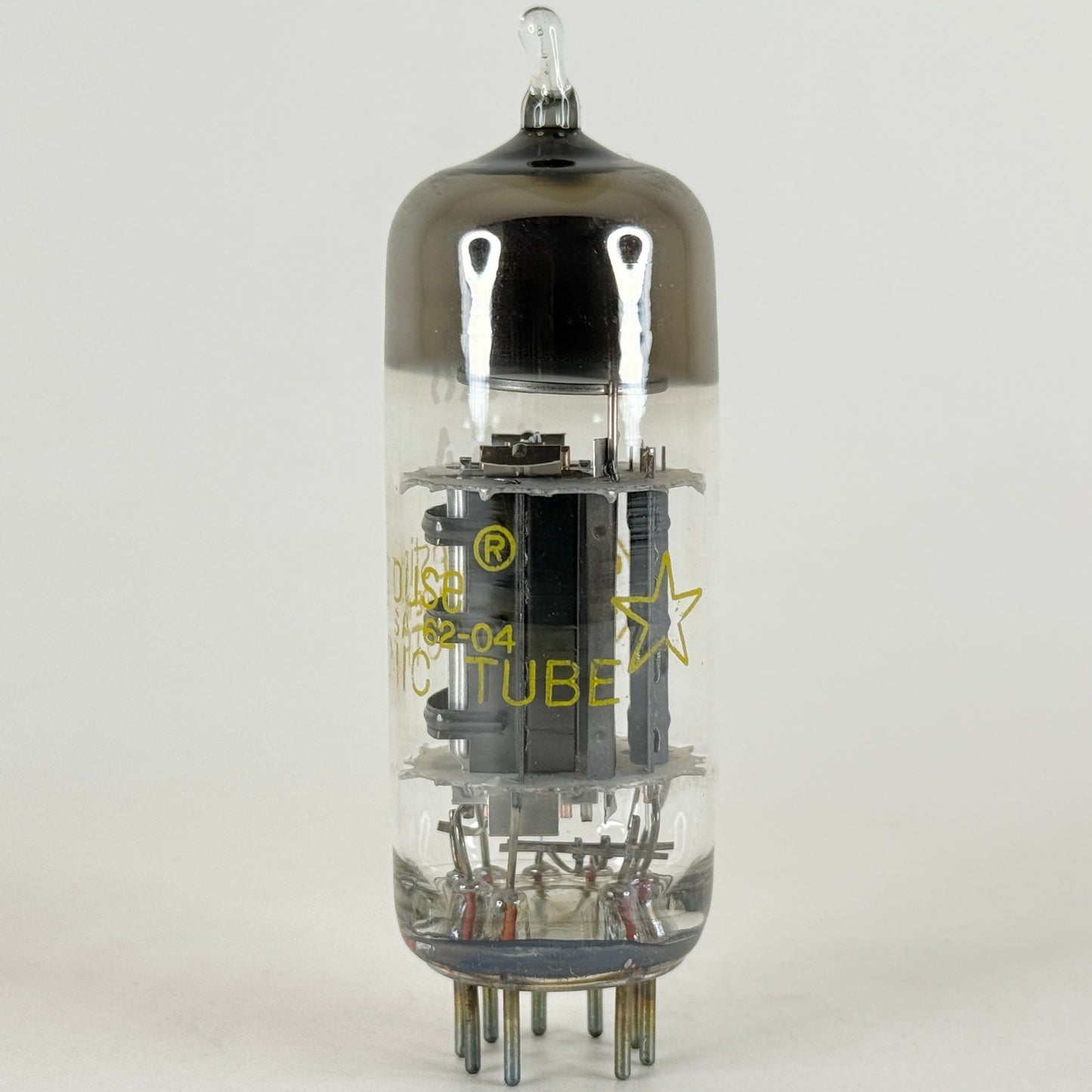 (1) Tested Westinghouse 6CX8 Tube with Box Code 62-04 Medium Mu Triode Pentode