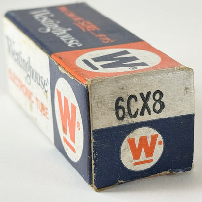 (1) Tested Westinghouse 6CX8 Tube with Box Code 62-04 Medium Mu Triode Pentode