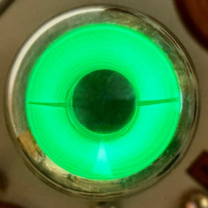 (1) Tested Sylvania JAN CHS 1629 Eye Tube VT-138 Bright Green Indicator Tube