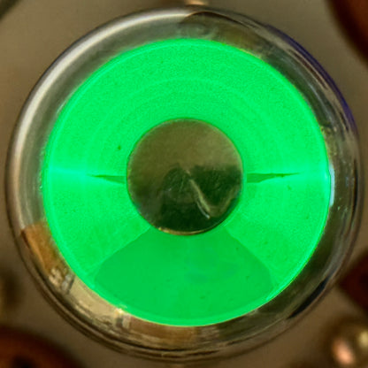 (1) Tested 1943 RCA USN CRC 1629 Eye Tube Code K4E Bright Green Tube (a)
