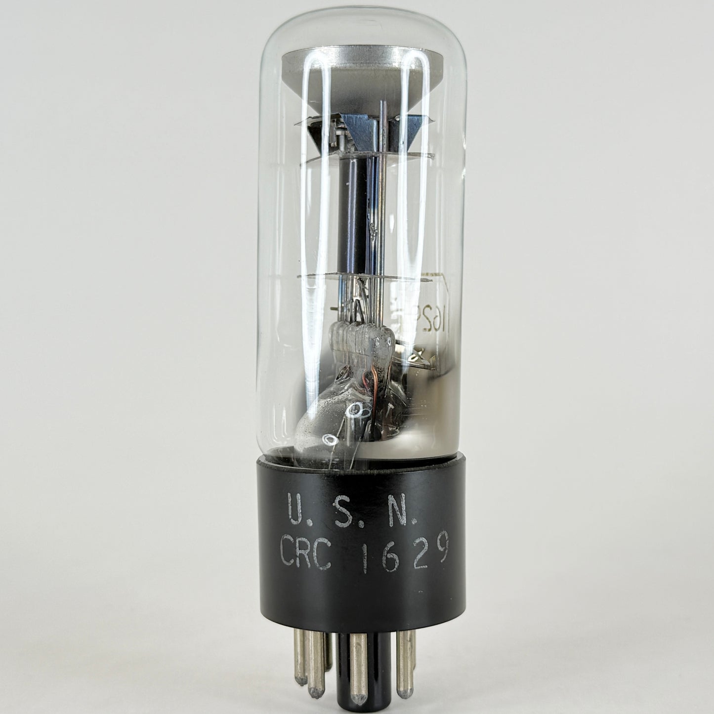 (1) Tested 1943 RCA USN CRC 1629 Eye Tube Code K4E Bright Green Tube (a)