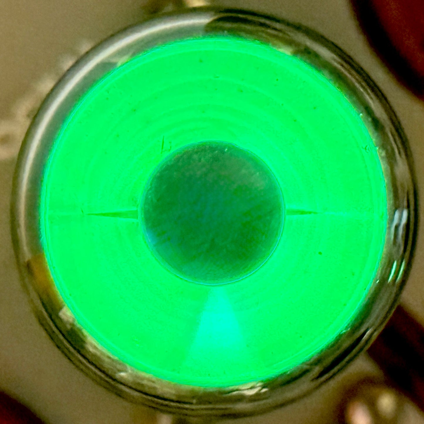(1) Tested RCA 1629 Eye Tube Code 6512 Bright Green Indicator Tube Magic Eye