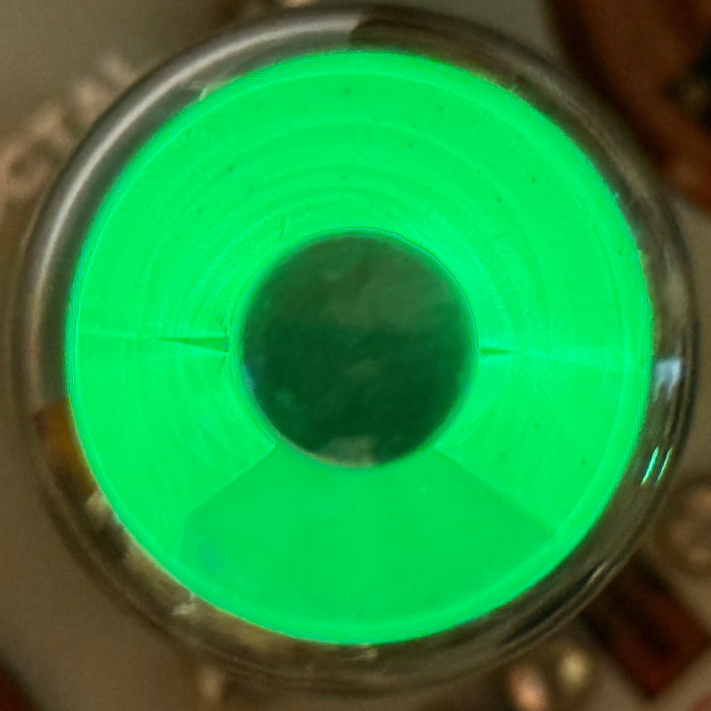 (1) Tested RCA 1629 Eye Tube Code 6512 Bright Green Indicator Tube Magic Eye