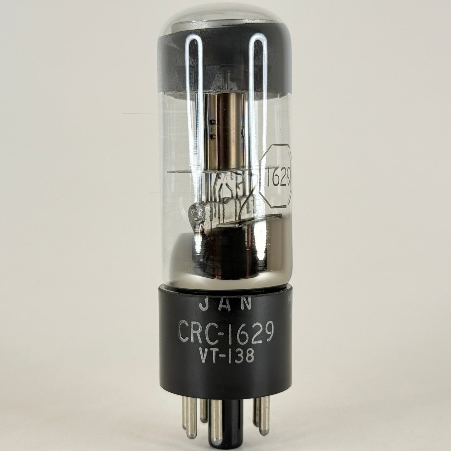 (1) Tested Used 1944 RCA JAN CRC 1629 Eye Tube 80%-85% Brightness VT-138 H1E