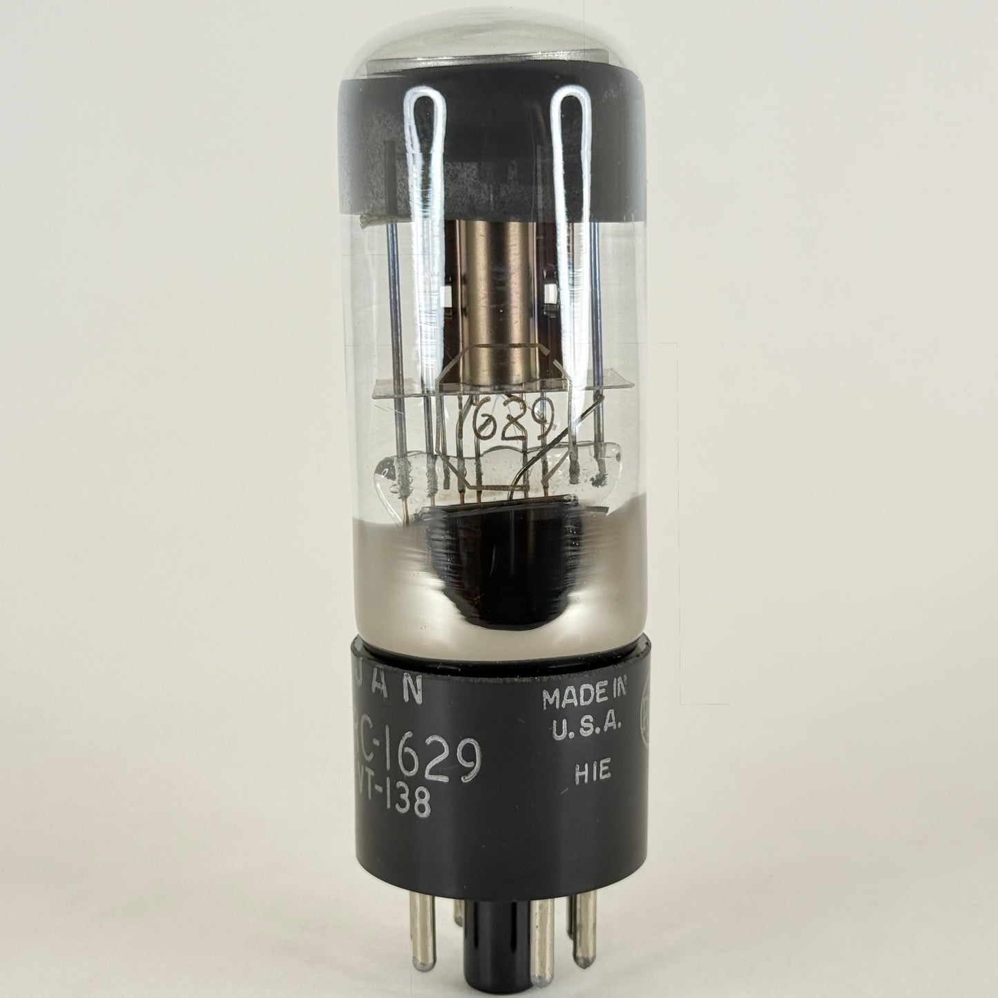 (1) Tested Used 1944 RCA JAN CRC 1629 Eye Tube 80%-85% Brightness VT-138 H1E