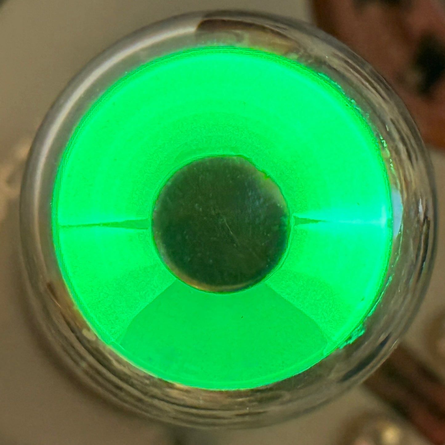 (1) Tested RCA USN CRC 1629 Eye Tube Bright Green Indicator Tube Code S4