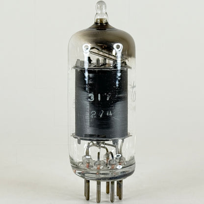 (1) Tested Truetone 6BJ6 Tube with Box Date Code 317 Remote Cutoff Pentode Tube